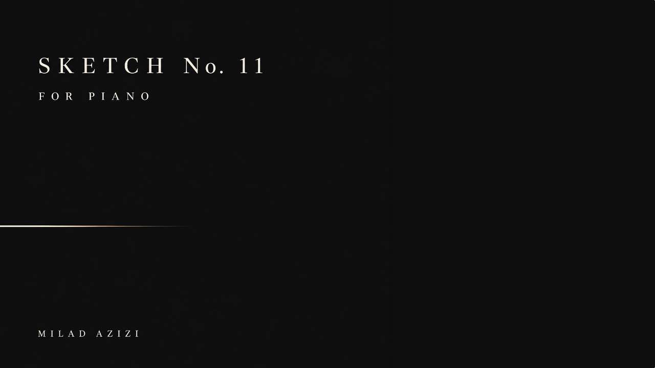 Sketch No. 11 for Piano